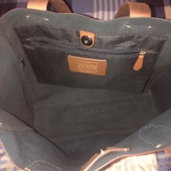 Coach Brown Leather Tote Bag - Picture 2 of 3